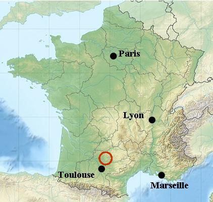 location map tarn france